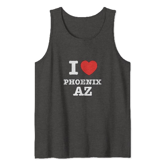 I Heart Phoenix Arizonna Love Tank Tops