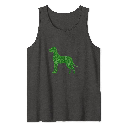Great Dane St Patrickâ€™S Day Great Dane Saint Tank Tops