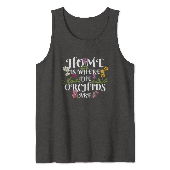 Orchid Flower Lover Women Florist Plants Lover Tank Tops