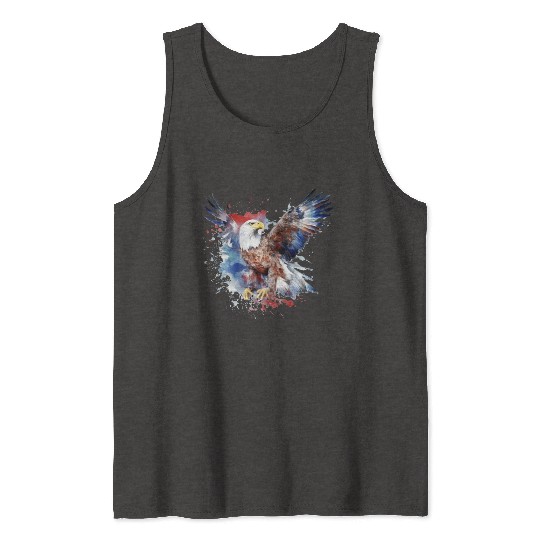 Eagle 4Th July Independent Day Tank Tops