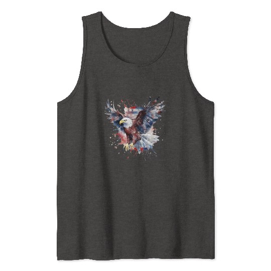 Eagle 4Th July Independent Day Tank Tops