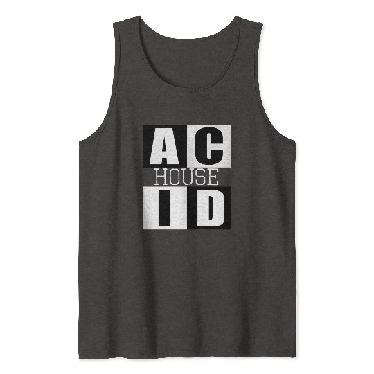 ACID HOUSE music logo Tank Tops