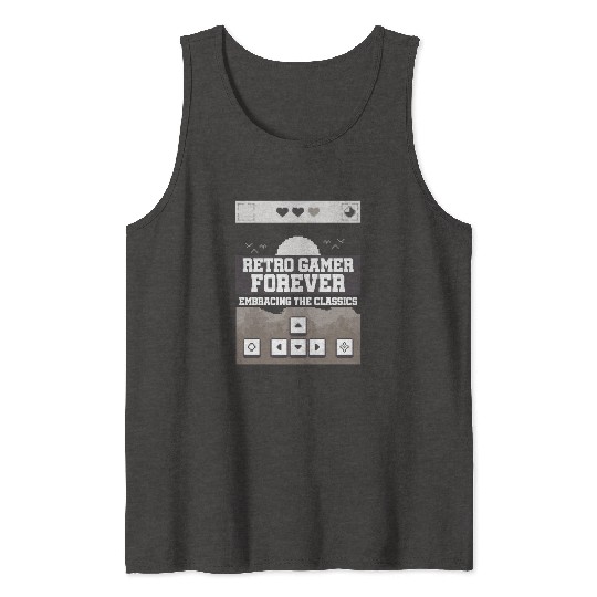Retro Gamer Forever Embracing the Classic Tank Tops