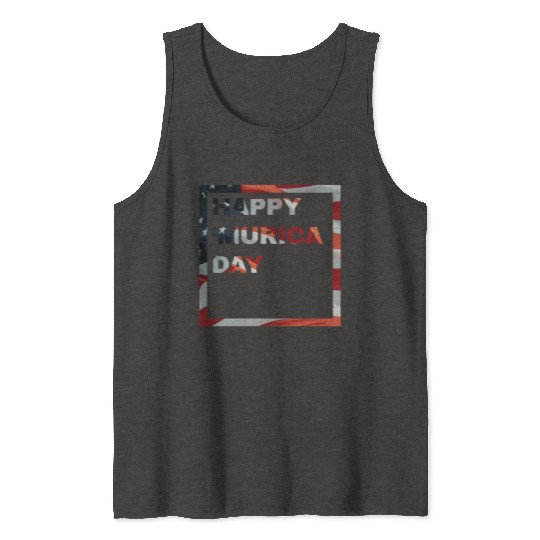 Happy 'Murica Day | 4th Of July Merch Tank Tops