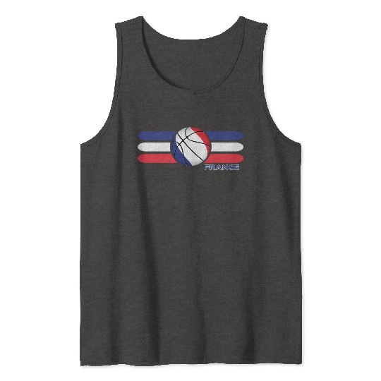 France Baetball European League Sports Fan Tank Tops