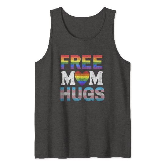Free Mom Hugs LGBT Pride Free Brother Hugs Tank Tops