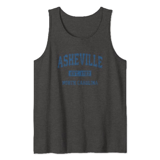 Asheville North Carolina Athletic Sports Tank Tops