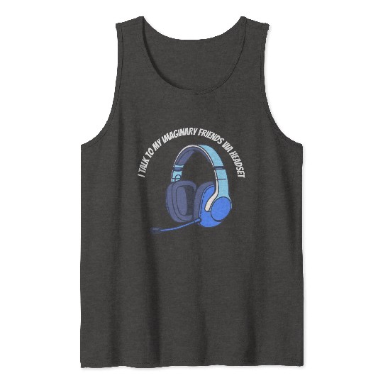 Gamer Imaginary Friends Tank Tops