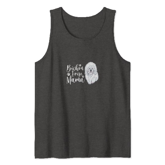 Bichon Frise Mama Tank Tops