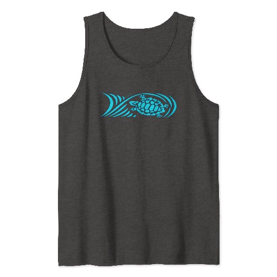 Sea turtle Tank Tops