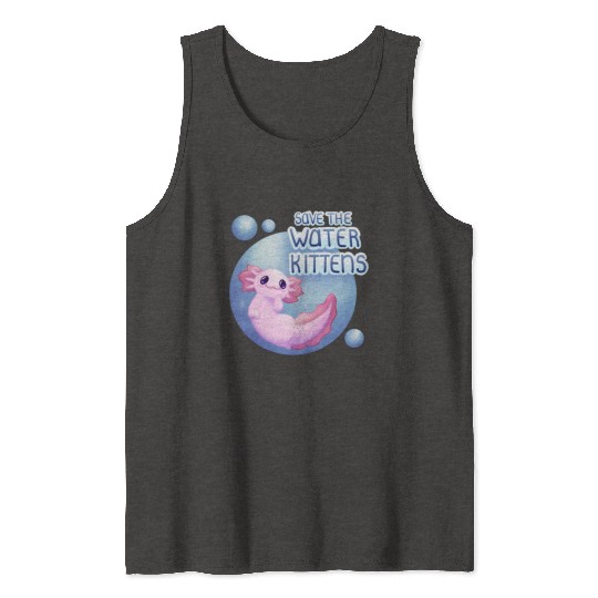 Save the Water Kittens Tank Tops