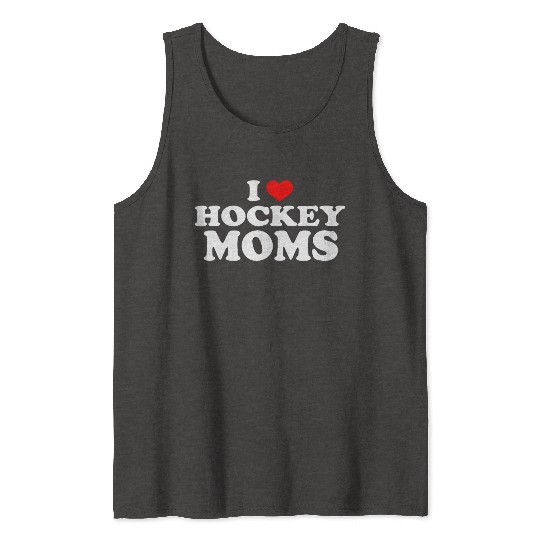 I Love Hockey Tank Tops