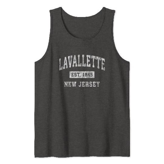 Lavallette New Jersey Nj Established Sports Tank Tops