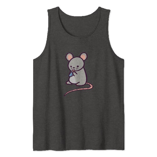 Cute Rat Candy Bar Tank Tops