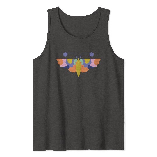 Colorful Happy Butterfly For Nature Lovers Tank Tops
