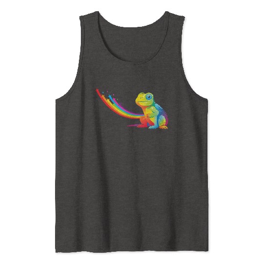 Gay Pride Gecko Tank Tops
