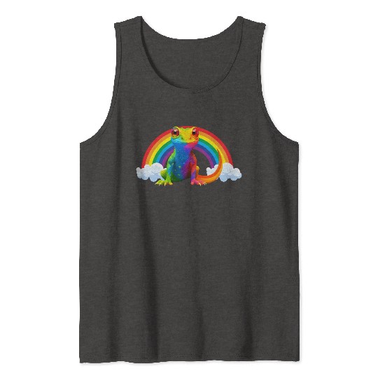 Gay Pride Gecko Tank Tops