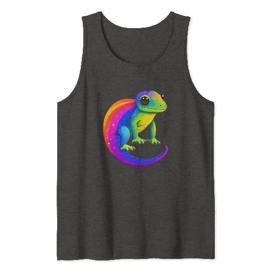 Gay Pride Gecko Tank Tops