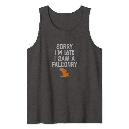Falconry Bird Falcon Hunting Falconer Tank Tops
