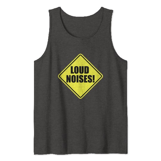 Loud Noises yellow Tank Tops
