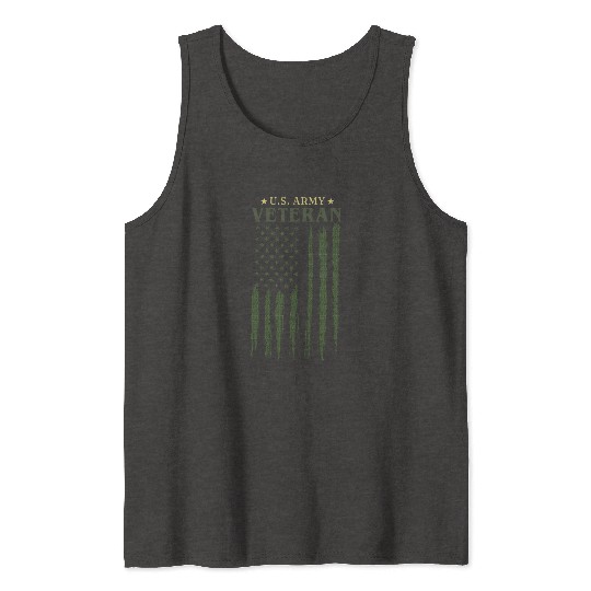 US army veteran Tank Tops