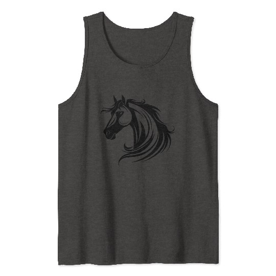 Horse Equine Pony Tank Tops