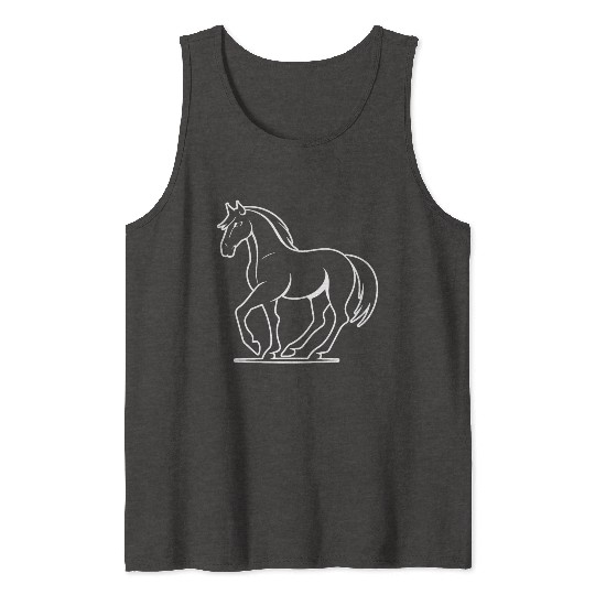 Horse Equine Pony Tank Tops
