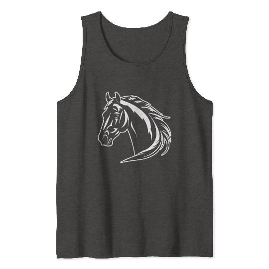 Horse Equine Pony Tank Tops