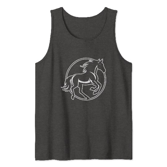 Horse Equine Pony Tank Tops