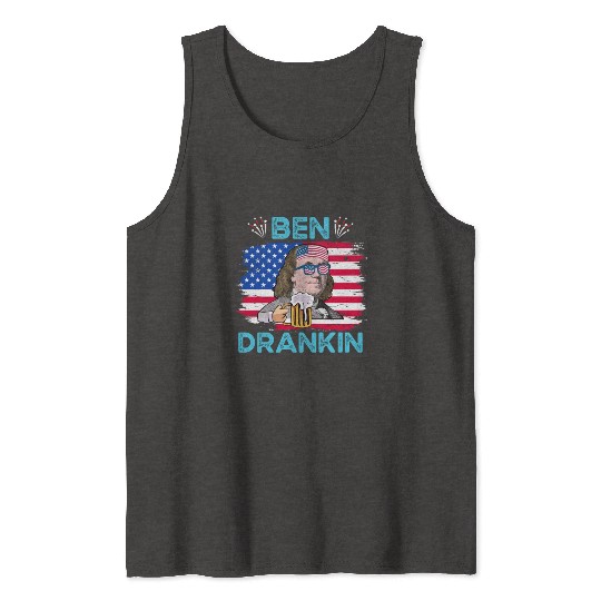Ben Drankin US President Independence Day Tank Tops