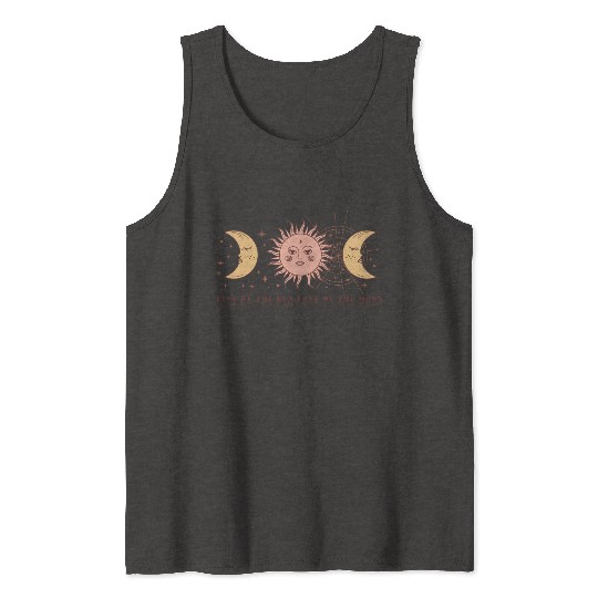 Boho Celestial Sun And Moon Tank Tops