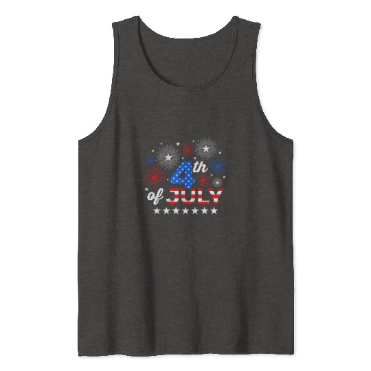 4th July Independence Day Independent America Tank Tops