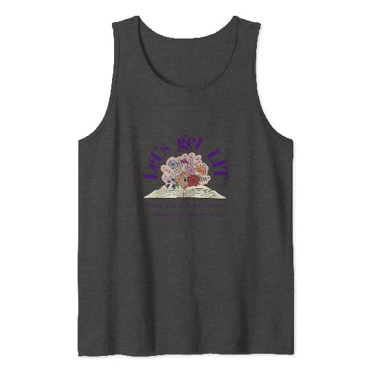 Let'S Get Lit Indie Bookstore Crawl Bookstore Day Tank Tops