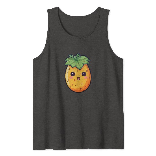 Papaya kawaii Tank Tops