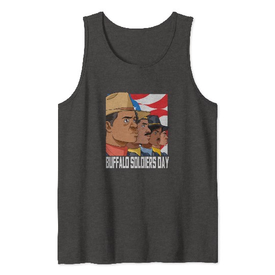 National Buffalo Soldiers Day July 28Th Patriotic Tank Tops