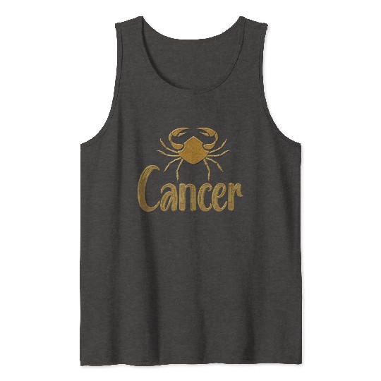 Cancer Zodiac Sign Tank Tops