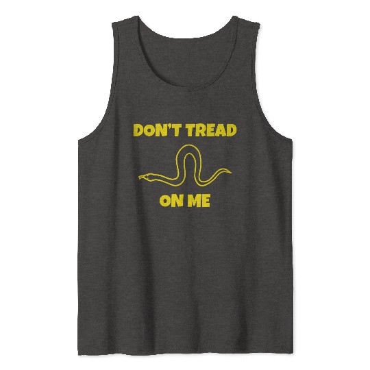 Dont Tread On Me Line Snake Tank Tops