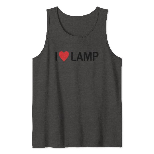 I Love Lamp Tank Tops