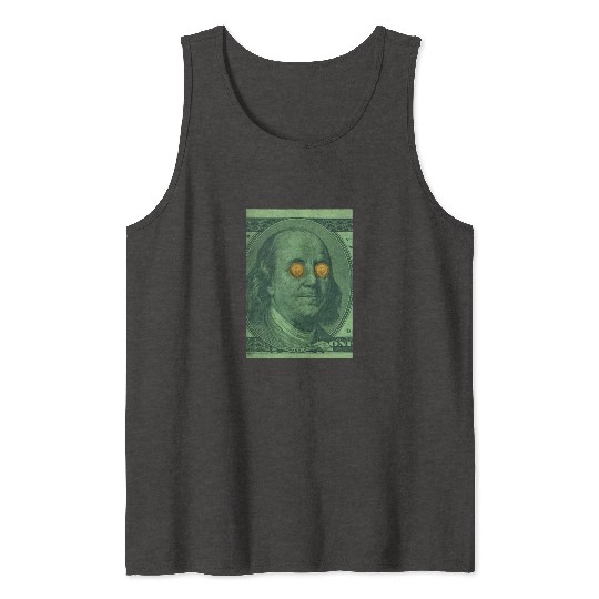 Benjamin Franklin Bitcoin Tank Tops