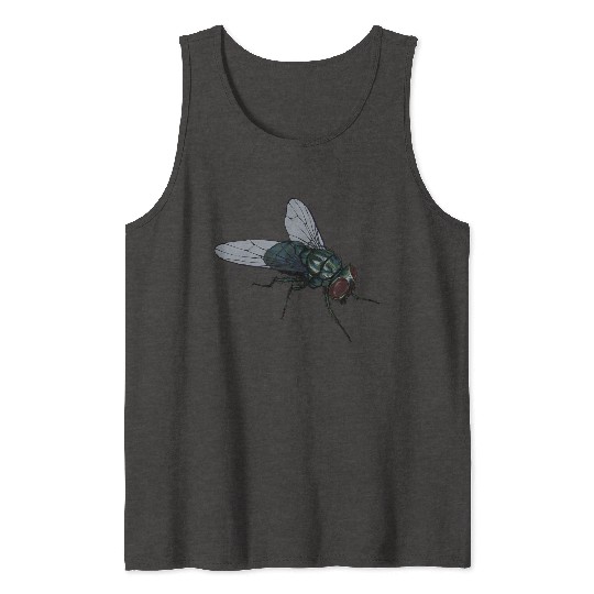 Fly Common House Fly Insect Tank Tops