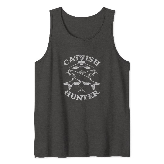 Catfish Hunter Fishermans Fishing Tank Tops