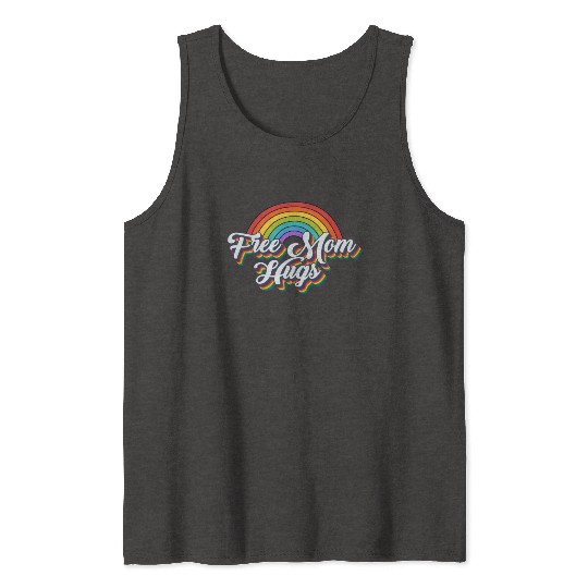 Free Mom Hugs LGBTQ Rainbow LGBTQ Free Mom Hugsfre Tank Tops