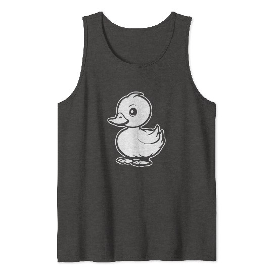 Duck Bird Nature Pond Tank Tops