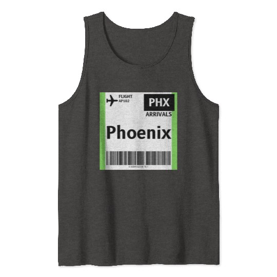 airplane ticket phoenix Tank Tops