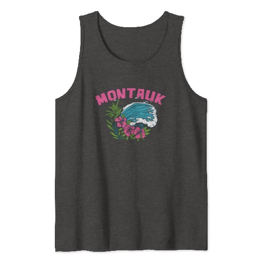 Montauk New York Summer Nyc Tropical Montaukett Tank Tops