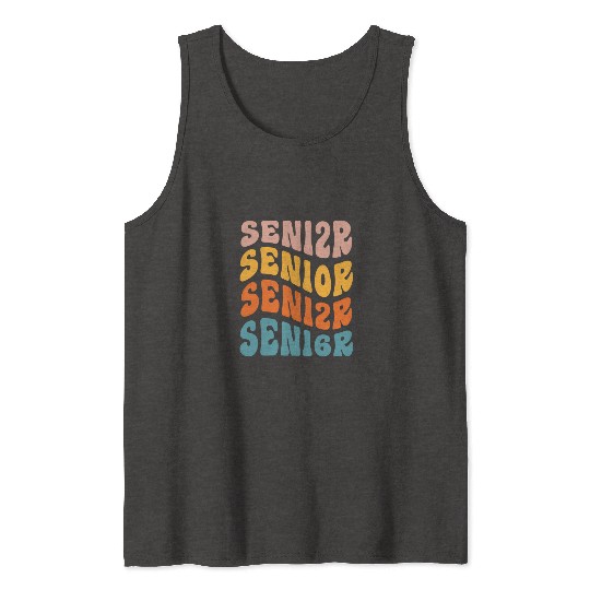 Retro Senior 2026 Graduation Class Of 2026 Back Tank Tops
