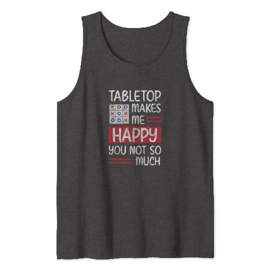 Board Game Nerd Strategy Tank Tops