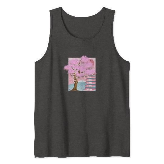 Japan aesthetics sakura tree gift cherry blossom Tank Tops
