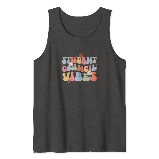 Student Council Vibes, Back To School Tank Tops