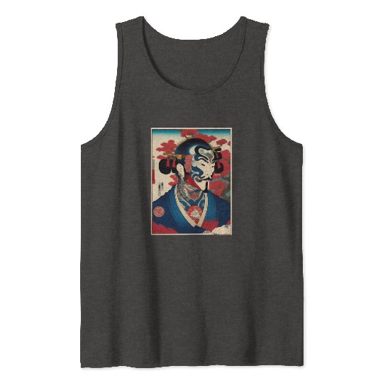 Yakuza Warriors of the Edo Night Tank Tops